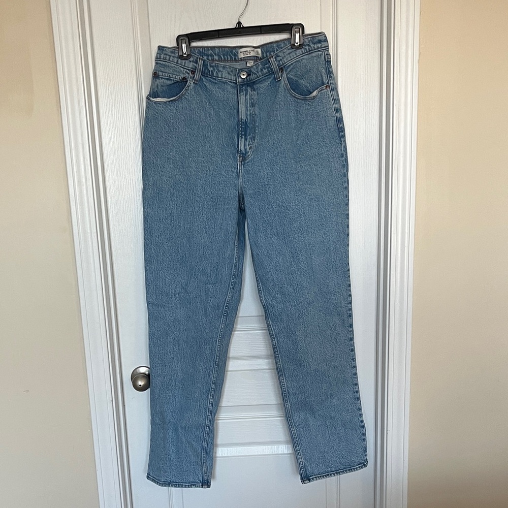 Abercrombie & Fitch Light Blue Straight Leg Jeans